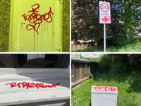 On the hunt for Totnes graffiti vandals 