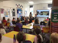 Local author inspires primary school pupils 
