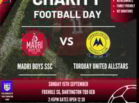 Football fixture for a good cause against Torquay United Allstars