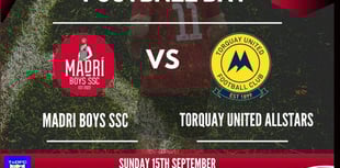 Football fixture for a good cause against Torquay United Allstars