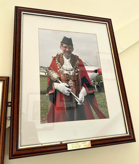 Paul Darby, who moved to Dartmouth in 1968, was also a keen flyer