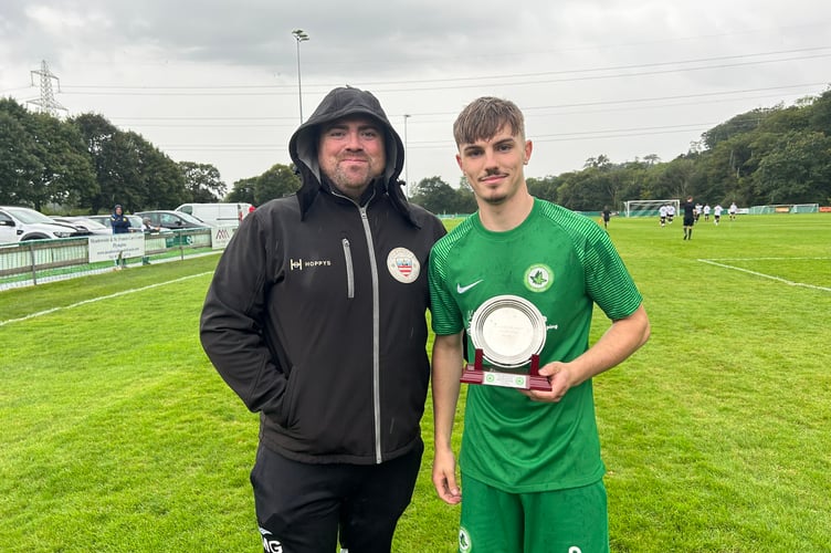Ivybridge Town Player of the Month for August Rio Daly