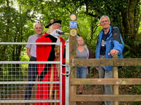 Accessible gates replace stiles on scenic Totnes to Ashprington route