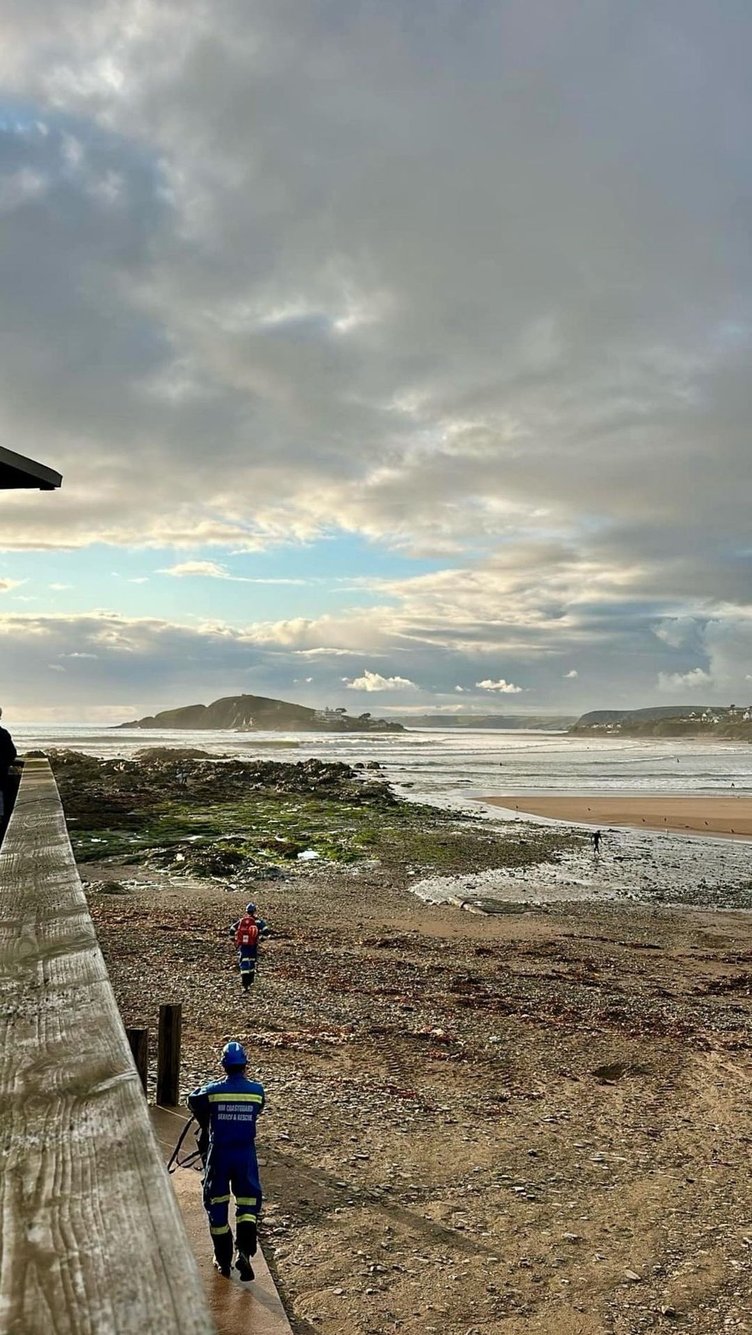 Kingsbridge Coastguard Rescue Team in action
