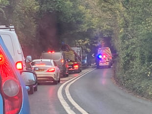 Accident on A379 just outside Modbury