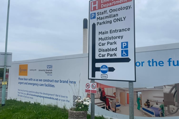 Derriford Hospital's new A&E unit is due to be built here unless funding is cut.