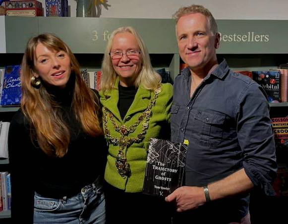 Totnes author launches his book