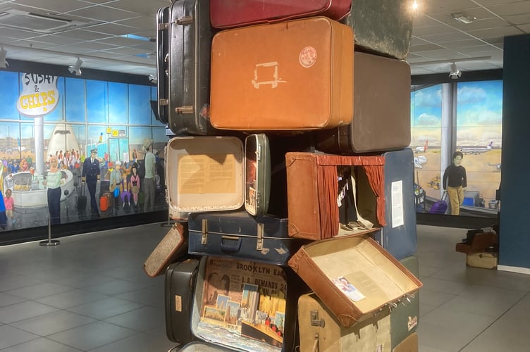 Suitcases at the Museum of Immigration