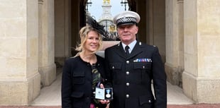 Former police officer receives bravery medal at Buckingham Palace