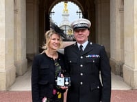 Former police officer receives bravery medal at Buckingham Palace