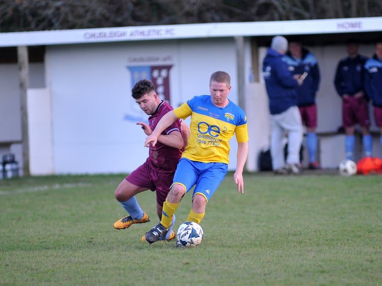 Football. South Devon Football League Premier Division. Chudleigh Athletic versus Harbertonford. A comprehensive 7-0 win for Chudleigh in this Herald Cup clash