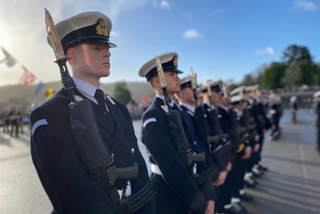 Royal Navy’s newest officers on parade in Dartmouth  
