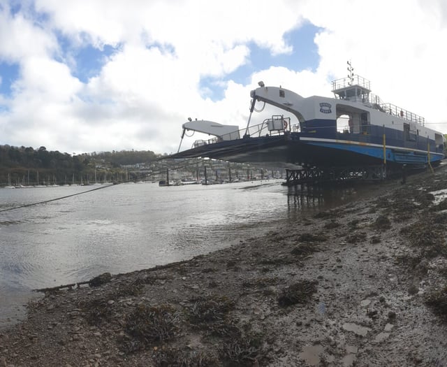 Dartmouth's Higher Ferry out of action for maintenance
