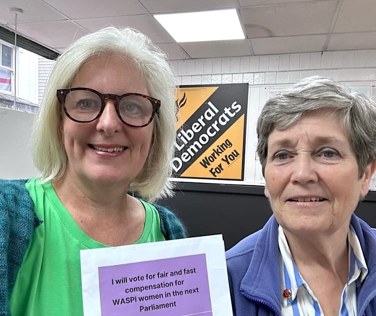 MP Caroline Voaden said it was right to fix "this gross injustice that affected thousands of women here in South Devon"