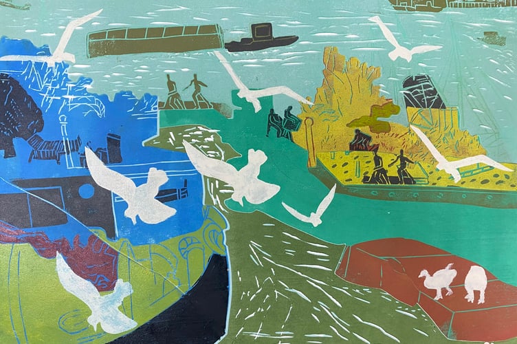 gail-mallatratt-birds-over-moorings