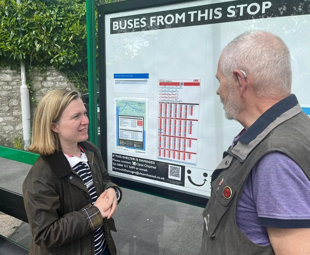Rebecca Smith MP welcomes new Plympton-Plymstock bus link