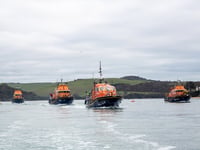 RNLI Salcombe volunteer crew members complete intensive training