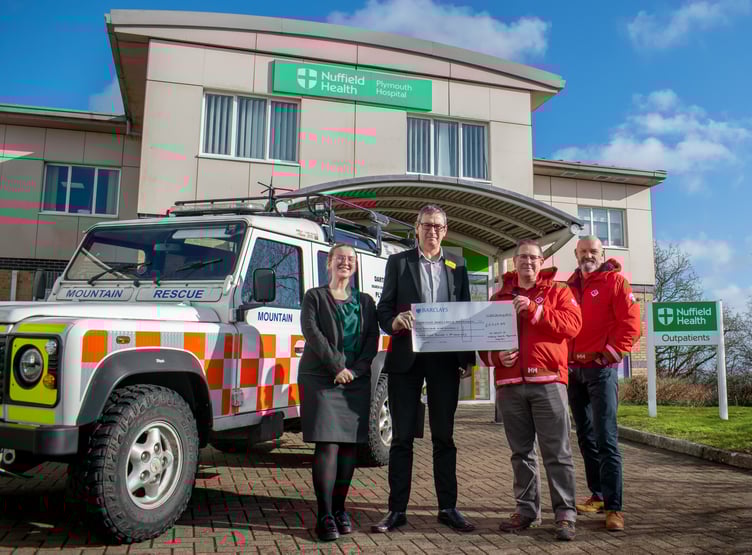 Nuffield Health Plymouth Hospital supports Dartmoor Search and Rescue