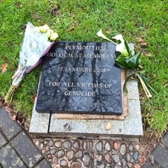 Plymouth Holocaust Memorial Ph: Plymouth City Council