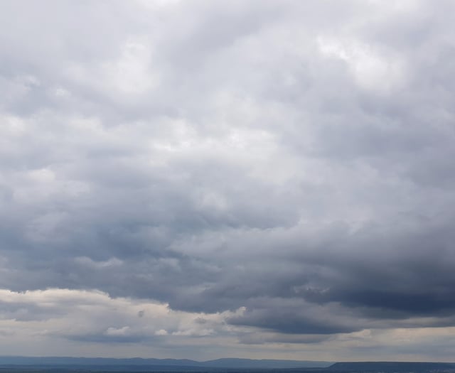 Partly cloudy today with mild conditions and rain expected tomorrow