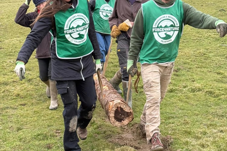 Force4Nature Volunteers - nature based solutions to pollution in the River