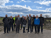 Plymouth Freeport road works begin