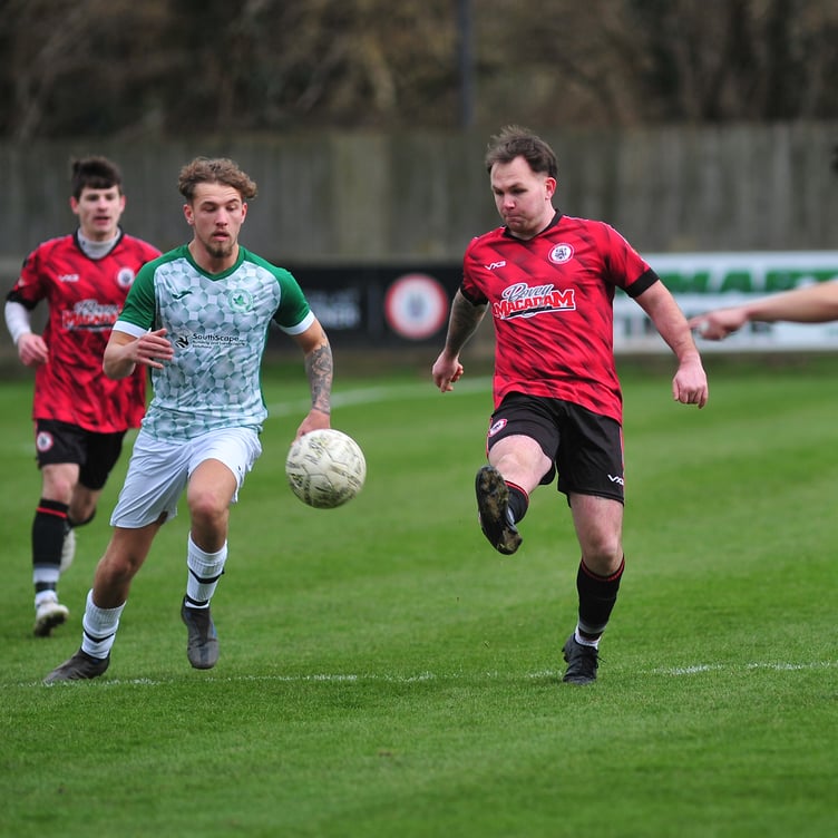 South Devon Football League Herald Cup action from Bovey Tracey 2nds versus Ivybridge Town 2nds. A 2-0 win for Bovey