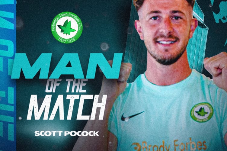 Ivybridge man of the match was captain Scott Pocock. Picture: Ivybridge Town