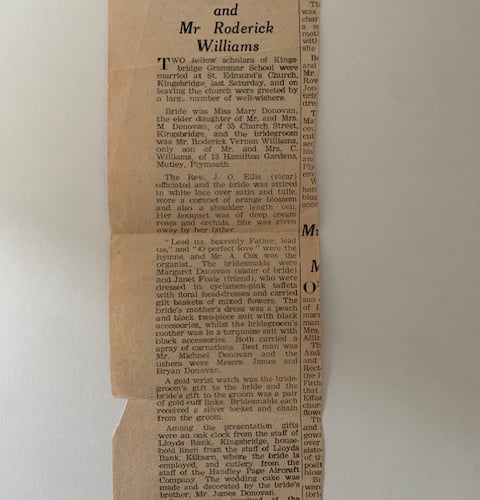 Clipping from 1955