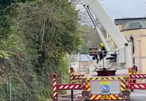 Firefighters tackle major house fire in Tavistock