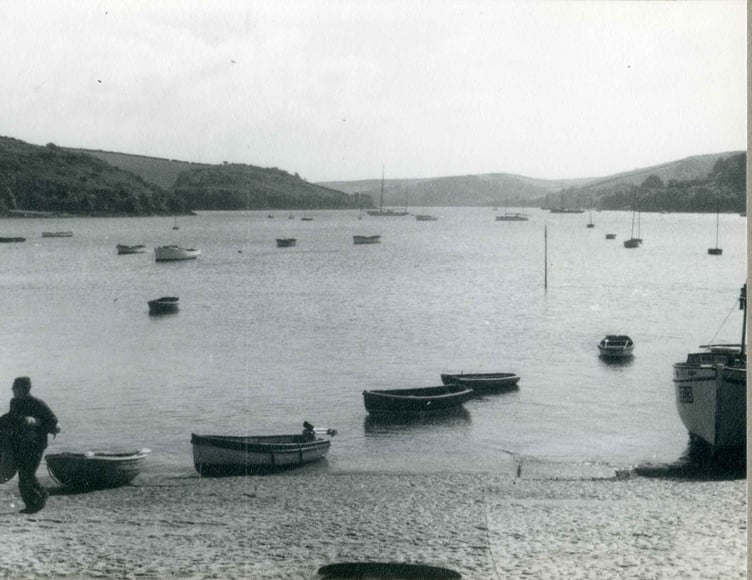 Small boats on the slipway in Salcombe