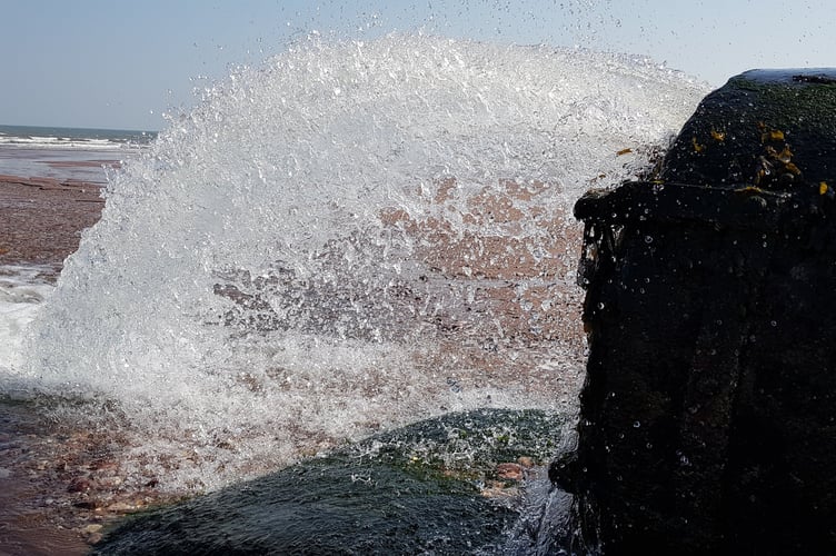 Storm water overflow on Goodrington Beach, Paignton - Guy Henderson