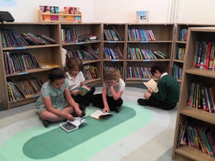 Stoke Fleming Primary School unveils stunning refurbished library