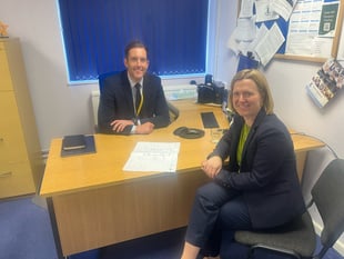 Rebecca Smith MP visits Boringdon Primary School to celebrate nursery