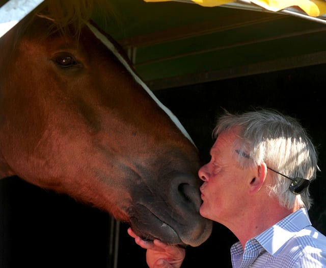 Martin Clunes opens horse event at Devon County Show