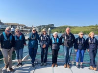 Salcombe RNLI honours volunteers with lifeboat trip