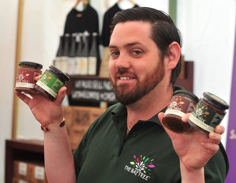 Devon County Show. David Coles from The Bay Tree