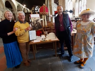 Hats exhibition raises over £700 for church's fight against dry rot