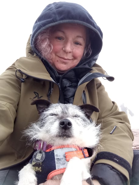 Becky Harrison and her dog. Photo released May 27 2025. A woman 'addicted' to wild camping says it has given her a number of memorable experiences - including seeing the northern lights. Becky Harrison first tried wild camping almost four years ago and has never stopped ever since.The 52-year-old from South Hams in Devon said the activity is "magical" as she is able to connect with nature and explore Dartmoor. Wild camping involves sleeping in the countryside rather than in a campsite.

