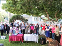 Palestinian young people perform as part of Totnes Fringe Festival