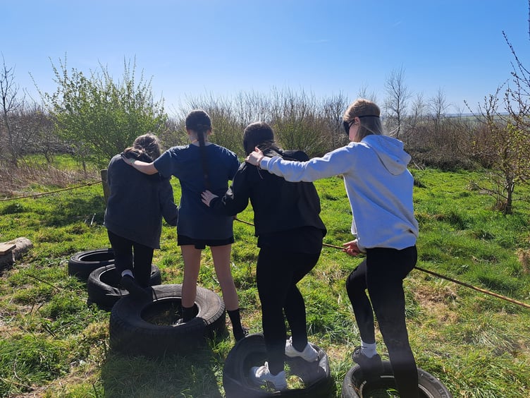 KCC students at Slapton