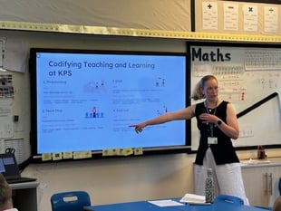 Kingsbridge primary showcases coaching culture to visiting educators