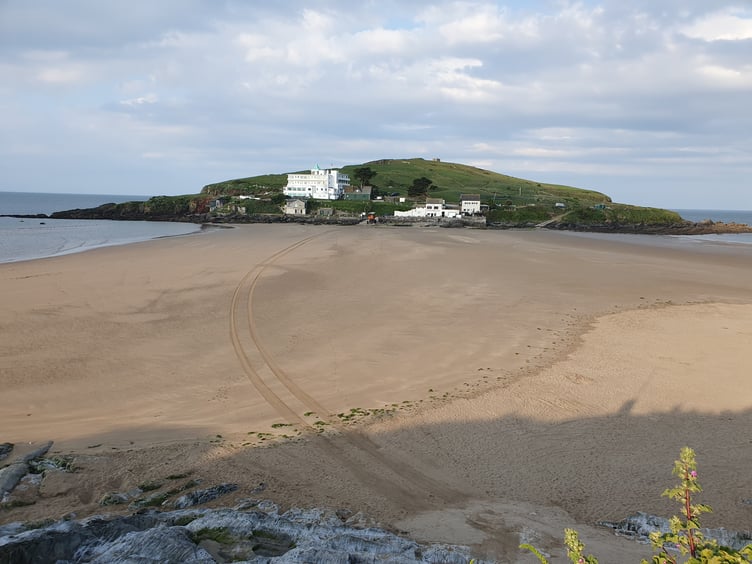 Burgh Island Tombolo -Alice Henderson