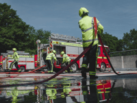 Firefighters extinguish large vehicle fire in Spriddlestone