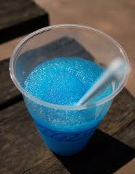 A slushie drink