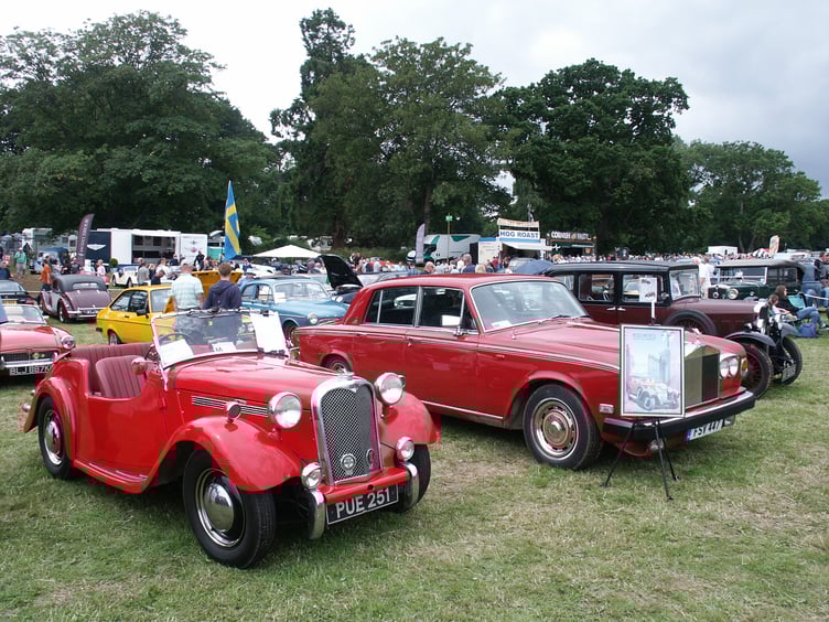 This lovely 1954 Singer 4 AD and 1977 Rolls Royce Silver Shadow 2 show the diversity of some of the 1,000 cars already booked in