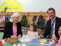 Caroline Voaden MP welcomes nursery expansion at Furzeham