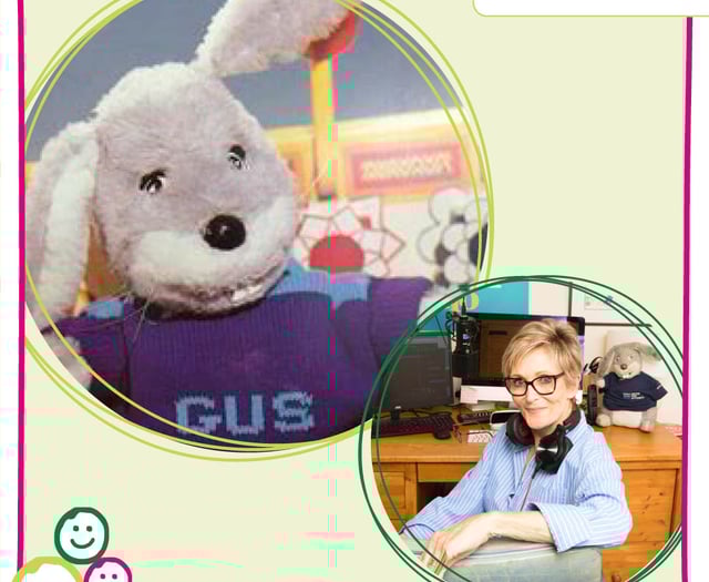 Judi Spiers and Gus Honeybun join Children's Hospice South West 