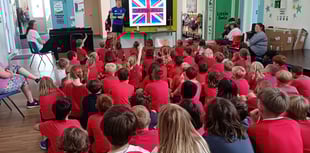 David Hill inspires at Harbertonford Primary