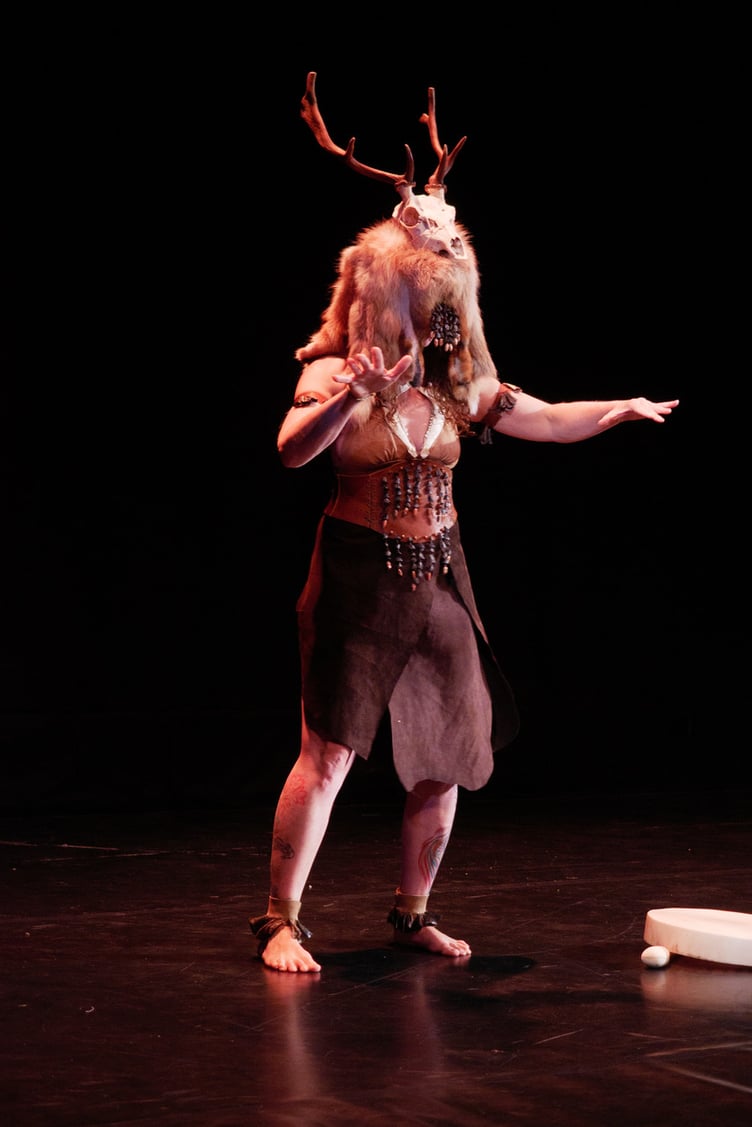 Will Farmer. Kathleen McKee of Villages in Action at Totnes Fringe Festival 2